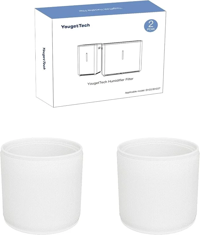 YougetTech 2 Stück EH22, EH22T Verdunstungs-Luftbefeuchter Wicking Filter Ersatz