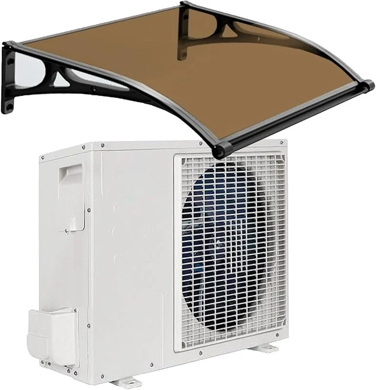 Outdoor-Klimaanlagenabdeckung, wasserdicht, Regendach für Terrasse, Sonne, Veranda, Wärmepumpe, Schutz, wetterfest, Outdoor-Zubehör — Heizung Warmepumpe