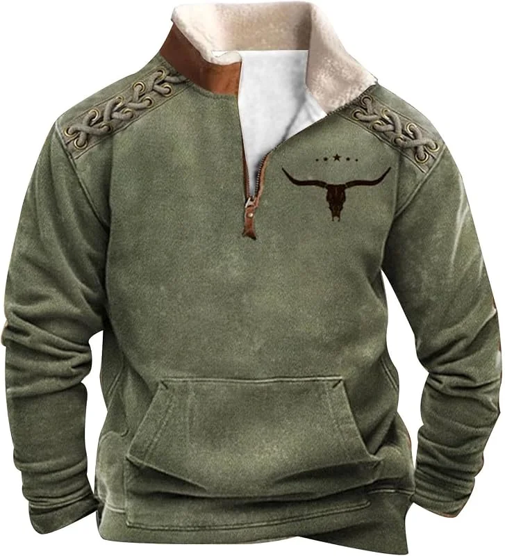 Fleecejacke für Herren, Winter, warm und dick, Pullover, 3D-Druck, Weihnachten, Sweatshirt, ohne Kapuze, Jacken, Stehkragen, Sweatshirt, Reißverschluss, 1, 4, unter Pullover, große Größe — Heizkleidung