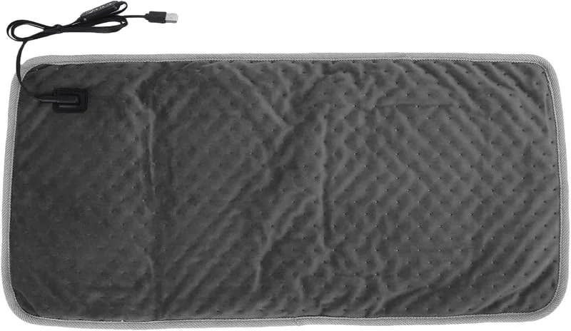 Asixxsix Heizkissen für Haustiere, 30 x 60 cm, USB Anschluss, 3 Temperaturstufen, elektrische, tragbare Heizmatte für Haustierbetten, Heizkissen für Hunde und Katzen, geeignet (Grey) — Heizung Warmepumpe