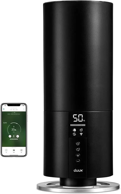 Duux Beam Mini 2 Smart Ultraschall-Luftbefeuchter – 3L – 300ml, h – Schwarz