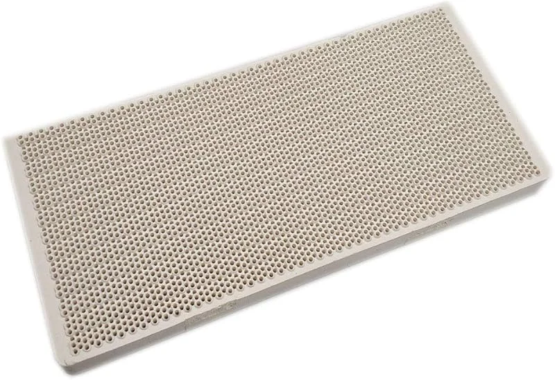 METER STAR Hocheffiziente Gasheizteile mit brennender Keramikplatte 17, 5 cm x 7, 5 cm x 1, 4 cm Ersatz-Wabenstruktur-Infrarotbrenner — Heizung Warmepumpe