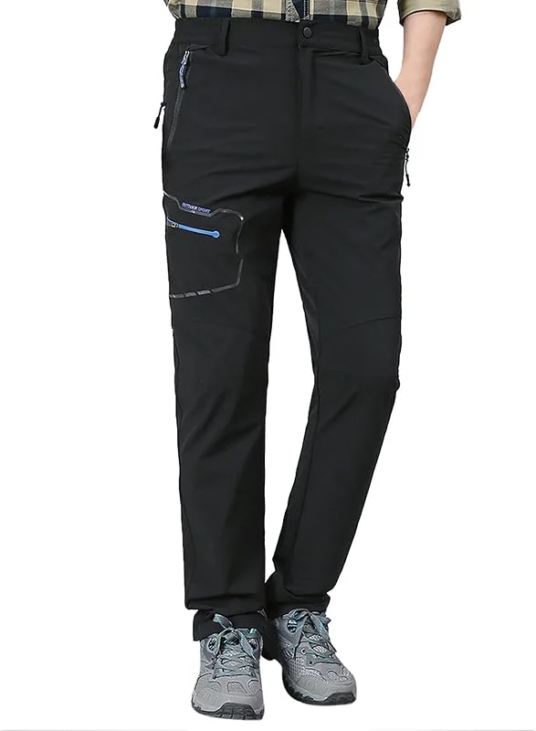Generisch Herren Outdoor Hose mit Stretch für Aktivitäten wie Wandern Klettern Angeln schnell trocknend Winddicht als Bequeme Cargo Arbeitshose — Heizkleidung