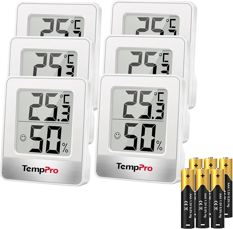 TempPro Thermo-Hygrometer Innen Digital Hygrometer Raumthermometer — Luftbefeuchter