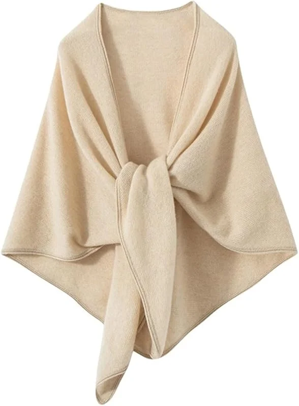 Schal Kaschmirschal Damen Reiner Kaschmir Gestrickter Dreiecksschal Warmer Kälteschutz Oberbekleidungs-Umhang — Heizkleidung