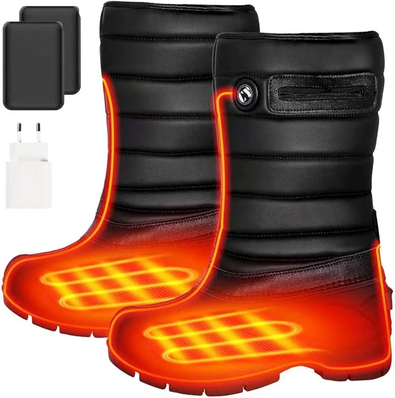 CYCYHEAT Beheizte Schneestiefel Damen Herren 6000mAh Akku Wasserdicht — Heizkleidung