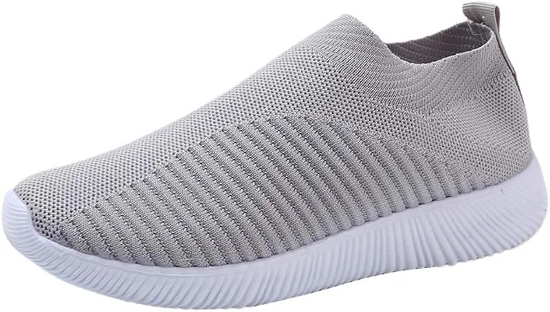 Schuhe Frauen Outdoor Mesh Casual Slip On Bequeme Sohlen Laufen Sportschuhe — Heizkleidung