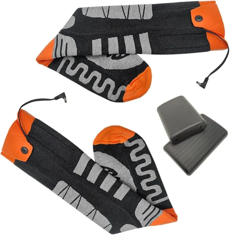 harayaa beheizbare Wintersocke mit APP-Steuerung tragbar beheizte Socken mit APP-Steuerung wärmend beheizte Socken Akku für Skifahren — Heizkleidung