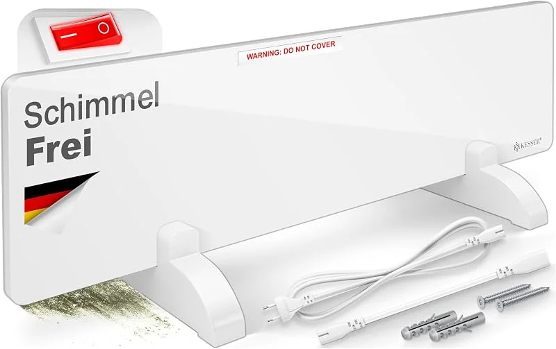 KESSER® Schimmel Infrarotheizung Schimmelentferner 80W Wandheizer 1er Set — Heizung Warmepumpe