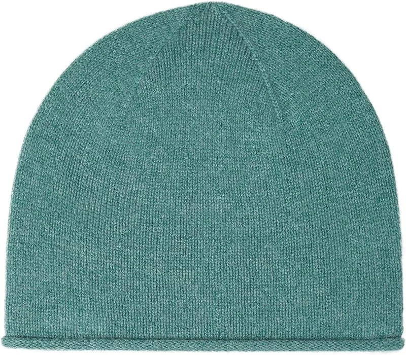 Style & Republic Damen Strick-Beanie aus 100% Kaschmir, Mütze aus Premium Cashmere, Einheitsgröße mit 50cm Bundumfang, Dein kuscheliger Beanie für stilvolle Herbst- & Winter-Momente — Heizkleidung