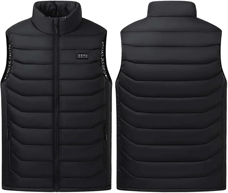 Beheizte Weste Damen Heizweste Winter Warm Steppweste Leicht Winterweste — Heizkleidung