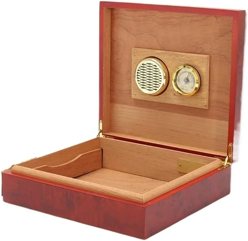 Zigarren-Humidor-Box mit 20 Stück für Zigarren — Luftbefeuchter