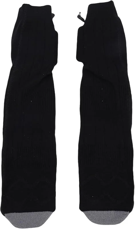 Jiawu Beheizte Socken, Wiederaufladbare Elektrische Wärmesocken, Einstellbare Temperatur, 4 Stufen, Maschinenwaschbar, 4000-mAh-Akku Zum Skifahren, Camping, Angeln, Radfahren — Heizkleidung