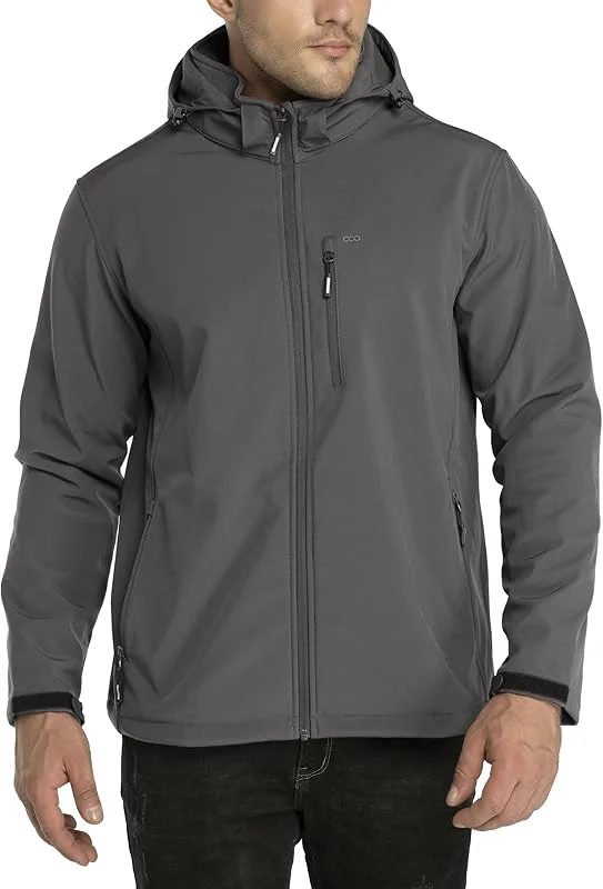 33, 000ft Softshelljacke für Herren Wasserdicht Outdoor Jacke Übergangsjacke — Heizkleidung