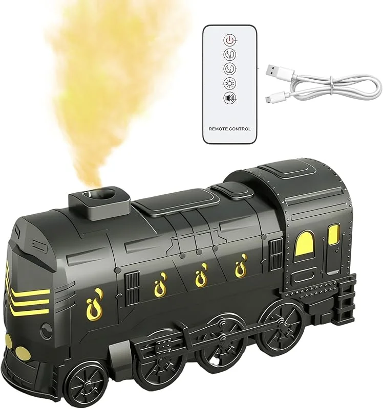Diffuser 7 Farben Beleuchtung Train Dekoration — Luftbefeuchter