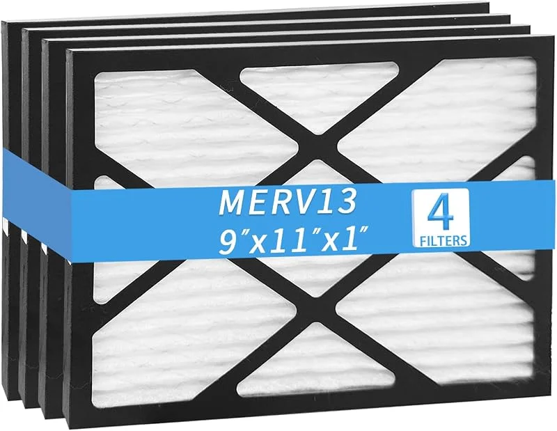 True 9 x 11 x 1 MERV 13 Ersatz-Luftentfeuchterfilter, kompatibel mit Santa Fe Ultra70 Compact70 Element Compact2 UA 65H Luftentfeuchter-Modellen 9 x 11 x 1 Luftentfeuchterfilter, 4 Stück — Luftbefeuchter