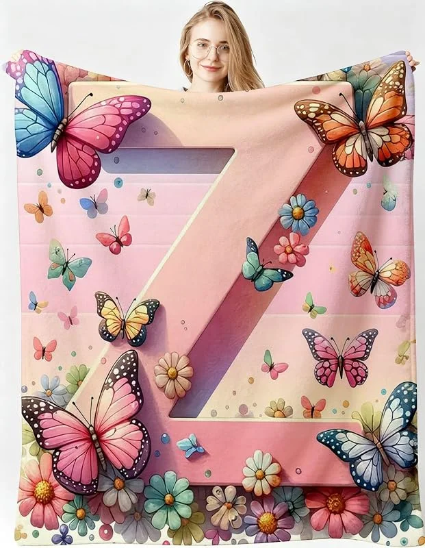 Kuscheldecke XXL 220x240 cm Buchstabe Z für Sofa, Doppelbett-B314 — Heizung Warmepumpe