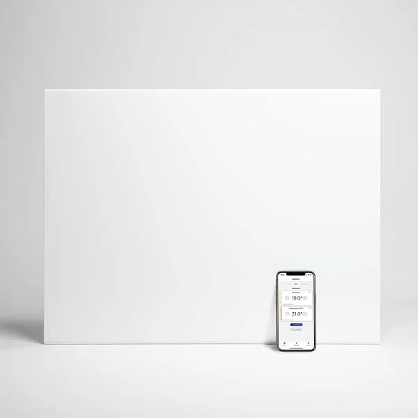 Adax Neo Compact WLAN Elektroheizkörper 1000 W, Wandkonvektor, App, Weiß — Heizung Warmepumpe